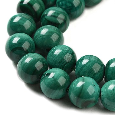 Chapelets de perles en malachite naturelle(G-F571-27A1-7mm)-3