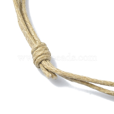 Fabrication de bracelets réglables en cordon de coton ciré(AJEW-JB01194)-4