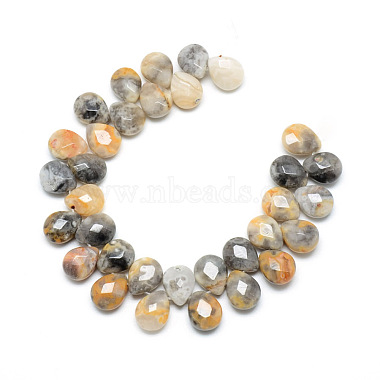 Brins de perles de pierres précieuses d'agate folle naturelle(X-G-T006-10)-2