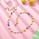 Natural Shell Nugget Beaded Chain Necklaces(NJEW-JN04358)-2