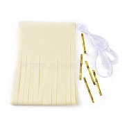 Hanging Paper Tassels, for Wedding Party Home Decoration, Beige, 370x240x0.5mm(DIY-TAC0003-08C)