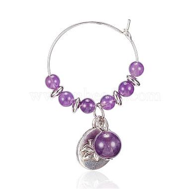 Amethyst Wine Glass Charms