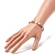 Handmade Polymer Clay Heishi Beads Stretch Bracelet(BJEW-JB07372-03)-3