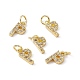 Real 18K Gold Plated Brass Micro Pave Clear Cubic Zirconia Charms(KK-E068-VB452-P)-4