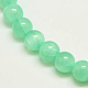 Dyed Natural Green Jade Beads Strands(JBS053-8MM-27)-1