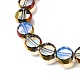 Electroplated Transparent Glass Beads Strands(GL-CBA98F0-06C-01)-2