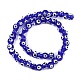 Handmade Evil Eye Lampwork Beads Strands(LAMP-Z021-01B)-2