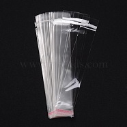OPP Cellophane Bags, Rectangle, Clear, 26.5x4cm, Unilateral Thickness: 0.035mm, Inner Measure: 21x4cm(OPC-R009-26.5x4cm)