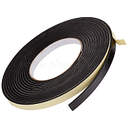 EVA Foam Adhesive Tapes, Anti-Collision Sponge Tapes, Black, 0.95x0.3cm, about 5m/roll(TOOL-WH0136-116A)