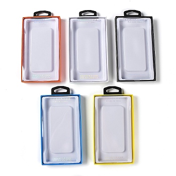 Universal Phone Case Packaging Boxes, Paper Boxes, Rectangle, Mixed Color, 208x105x19.5mm