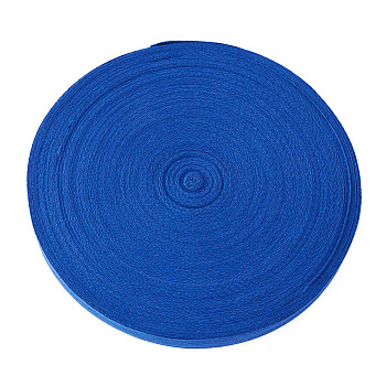 Cotton Twill Tape Ribbons, Herringbone Ribbons, for Sewing Craft, Royal Blue, 3/4 inch(20mm), 45m/roll