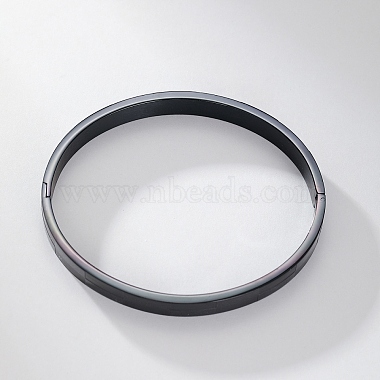201 Stainless Steel Plain Bangles(OZ8156-3)-3