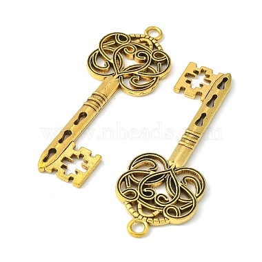 Tibetan Style Alloy Big Skeleton Key Pendants(X-GLF9750Y-NF)-2
