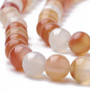 Natural Carnelian Beads Strands(G-S295-13-6mm)-3
