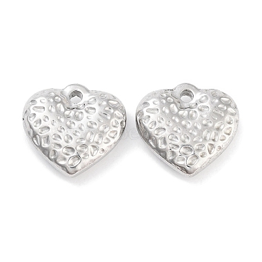 Stainless Steel Color Heart 304 Stainless Steel Pendants