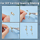 30Pcs Brass Stud Earring Findings(KK-HS0001-72B)-4