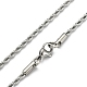 Twisted Stainless Steel Rope Chain Necklace Making(X-NJEW-507L-10)-3