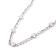 Crystal Rhinestone Heart Pendant Necklace(NJEW-D296-06P)-1