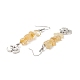 Natural Citrine Chips Dangle Earrings(EJEW-G336-01AS-06)-3