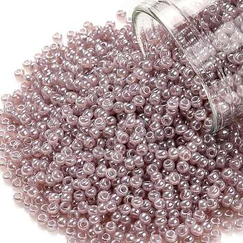 TOHO Round Seed Beads, Japanese Seed Beads, (151) Ceylon Grape Mist, 11/0, 2.2mm, Hole: 0.8mm, about 1103pcs/10g