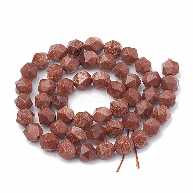 Synthetic Goldstone Beads Strands(G-S332-8mm-001)-3