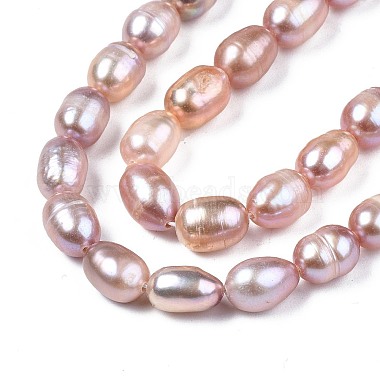 Natural Cultured Freshwater Pearl Beads Strands(PEAR-N012-06A)-5