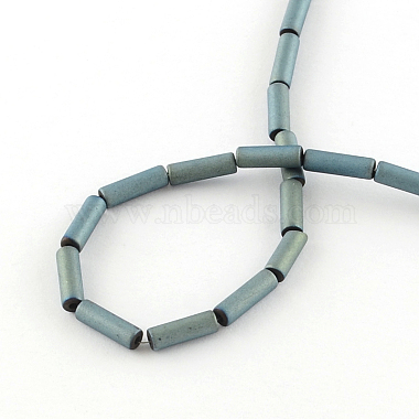 Tube Electroplate Non-magnetic Synthetic Hematite Bead Strands(G-S203-22E)-2