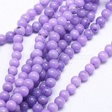 Natural Mashan Jade Round Beads Strands(G-D263-4mm-XS24)-2
