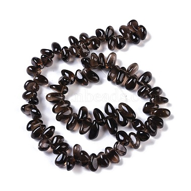 Natural Smoky Quartz Beads Strands(G-B072-D01-02)-3