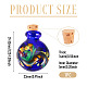 Handmade Lampwork Perfume Bottle Pendants(LAMP-TADJ0001-05E)-3