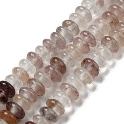 Natural Quartz Beads Strands, Rondelle, 4~4.5x2~2.5mm, Hole: 1.2mm, about 155~163pcs/strand, 15.24''~15.31''(38.7~38.9cm)(X-G-K343-C05-01)