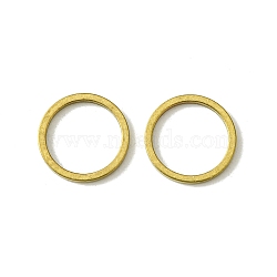 Brass Linking Rings, Flat Ring, Raw(Unplated), 10x0.9mm, Inner Diameter: 8mm(KK-B085-12C-02)