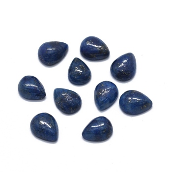 Natural Lapis Lazuli Cabochons, teardrop, 8x6x3mm