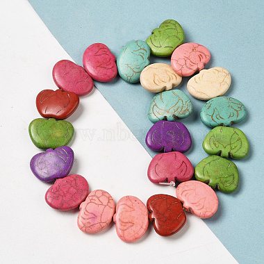 Synthetic Turquoise Dyed Beads Strands(G-P507-23A)-2