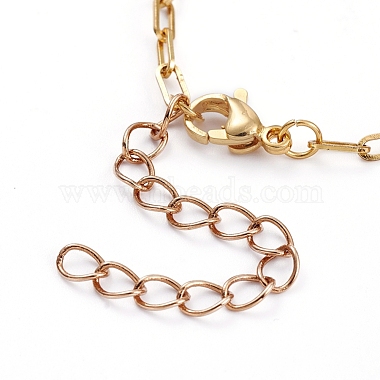Brass Micro Pave Cubic Zirconia Link Bracelets(BJEW-JB05126-01)-4