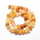 Natural Topaz Jade Gemstone Nuggets Bead Strands(G-J337-30)-2