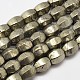 Natural Pyrite Lantern Beads Strands(G-F197-03-9x10mm)-1