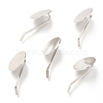 Iron Bobby Pin Findings, Pony Hook, Platinum, 31x18x8.9mm(MAK-Z002-01P)