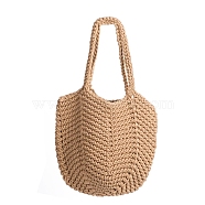 Woven Cotton Shoulder Bags, Women Handbags, Peru, 50x33cm(PW-WG34182-02)