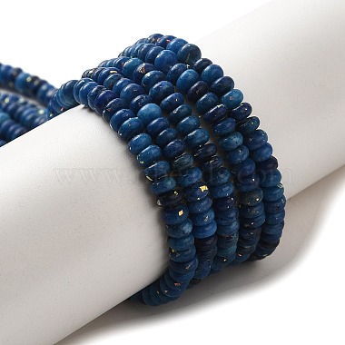 Royal Blue Rondelle Dolomite Beads