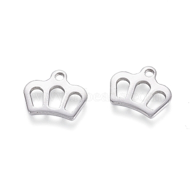 Stainless Steel Color Crown Stainless Steel Charms