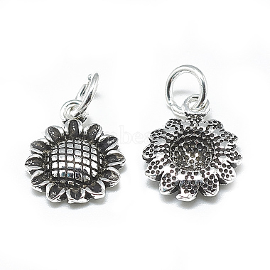 Thailand 925 Sterling Silver Charms(STER-T002-58AS)-2