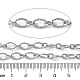 chaînes à maillons ovales texturées en acier inoxydable résistant au ternissement 304(CHS-K018-02P)-2