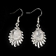 Natural Quartz Crystal Teardrop Dangle Earrings(EJEW-K246-01P-03)-2