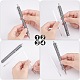 stylos à bille créatifs en plastique à motif de larme Gorgecraft(AJEW-GF0004-65)-4