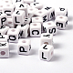 Chunky Letter Acrylic Cube Beads for Kids Jewelry(X-PL37C9447)-5