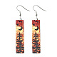 Wood Dangle Earrings(WG80B52-01)-2