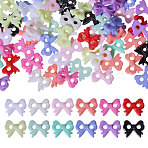 120Pcs 12 Colors Mini Resin Button, 2-Hole Doll BJD Garment Accessories, Bowknot, Mixed Color, 6x7.5x1.5mm, Hole: 1.4mm, 10pcs/color(FIND-GL0002-02)