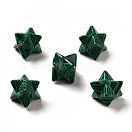 Synthetic Malachite Beads, No Hole/Undrilled, Merkaba Star, 14.5~15x14.5~15x14.5~15mm(G-A206-01A-13)