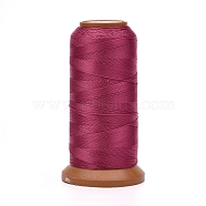 Polyester Threads, for Jewelry Making, Medium Violet Red, 0.25mm, about 874.89 yards(800m)/roll(NWIR-G018-C-12)